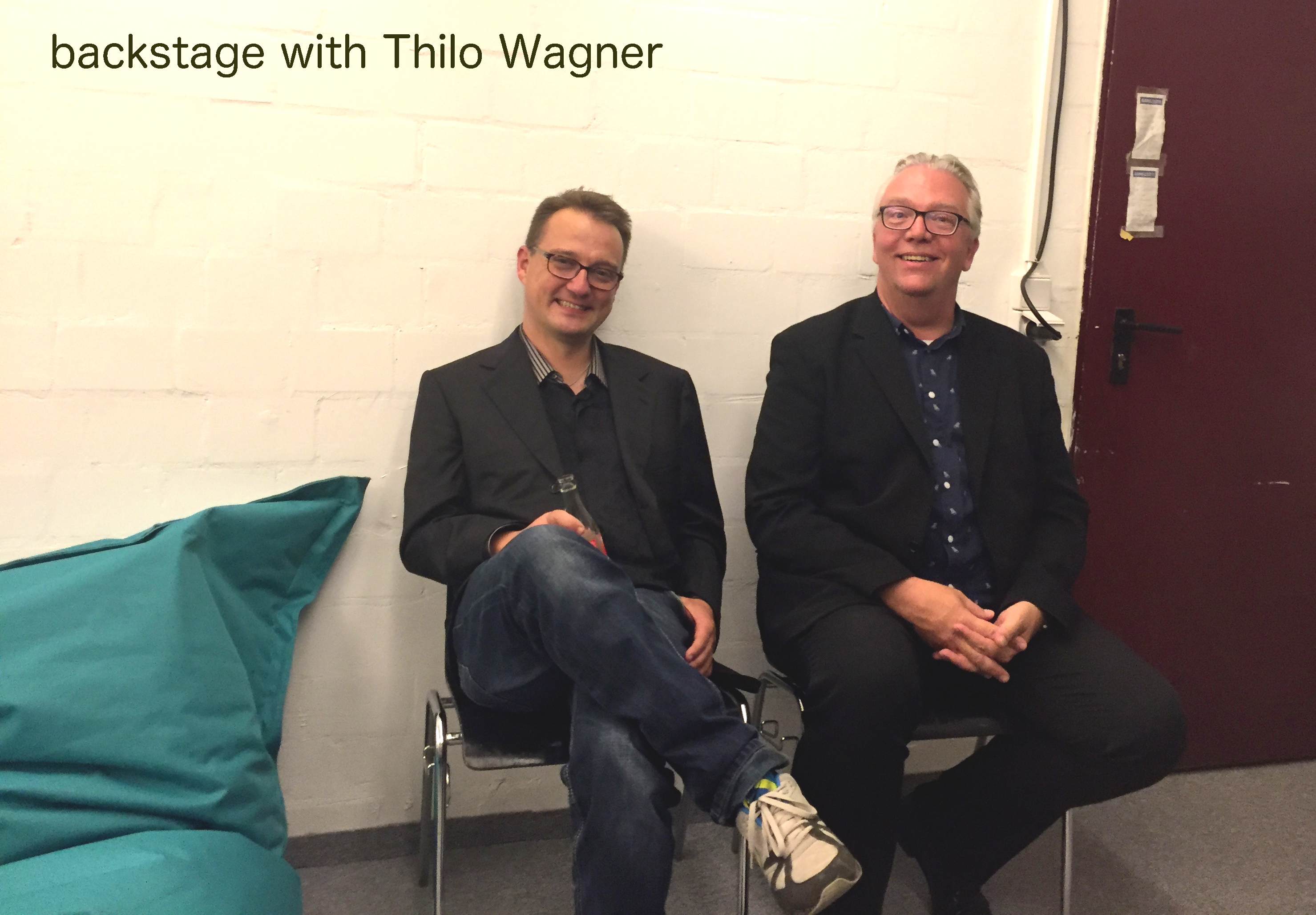 Thilo Wagner backstage Foto